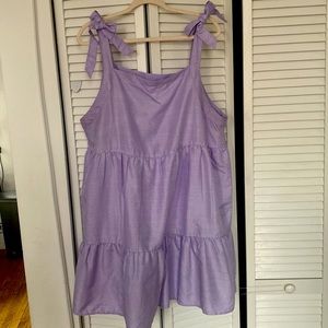 Lavender linen silk blend tie should dress